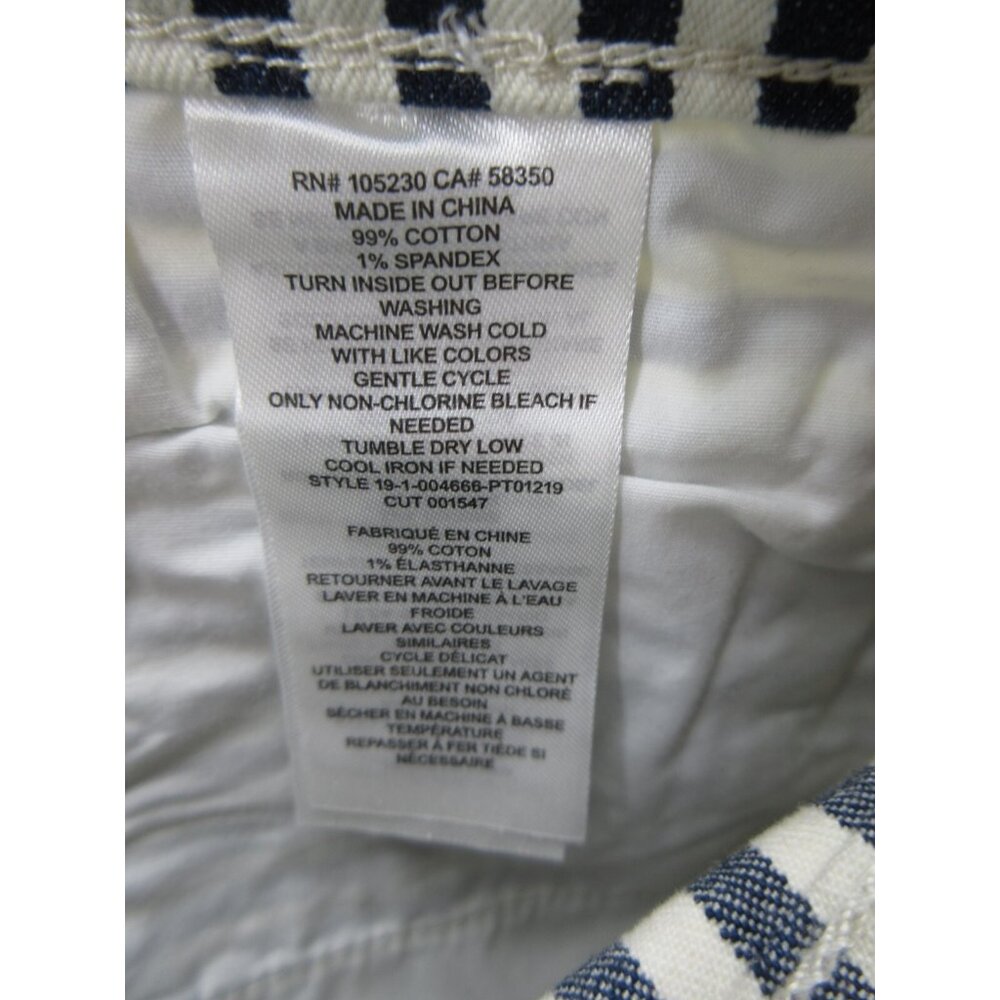 Current Elliot Jeans 23 White Skinny Moto Pants Double Knee Ankle Zip - Picture 10 of 11